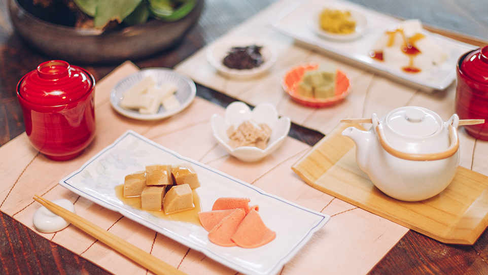 ムース食(嚥下食)食卓配膳例